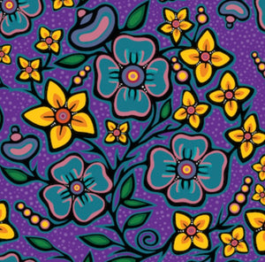 Ojibway Florals Purple 01
