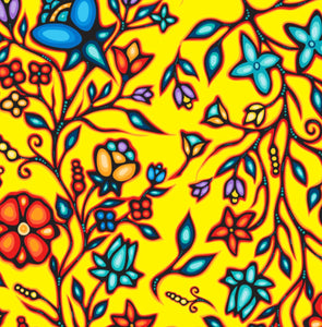 Ojibway Florals Yellow