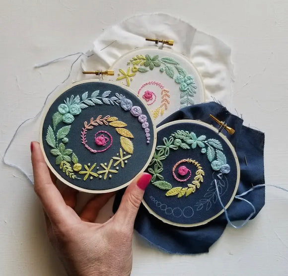 Hand Embroidery 101 Thursdays May 16th, 23rd – 6:30 p.m, - 9:00 p.m.