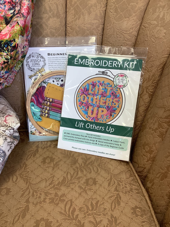 Embroidery Kit “Lift Others Up” by Jessica Long
