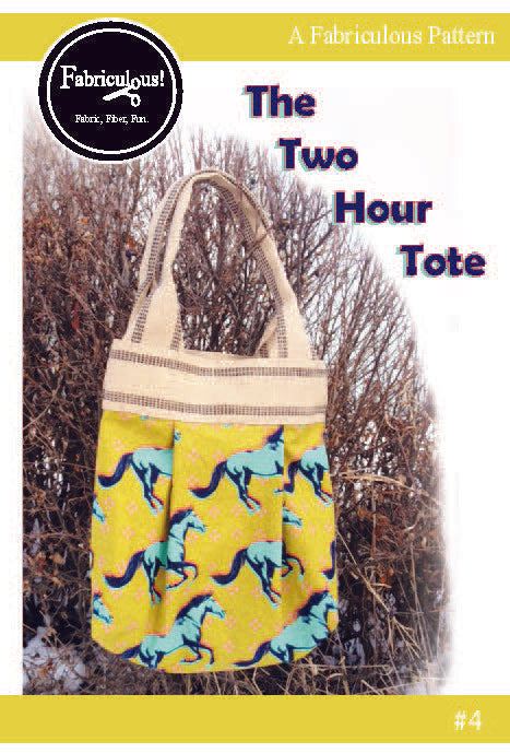 The Fabriculous  Two Hour Tote ( Pattern number 2) ( Download)