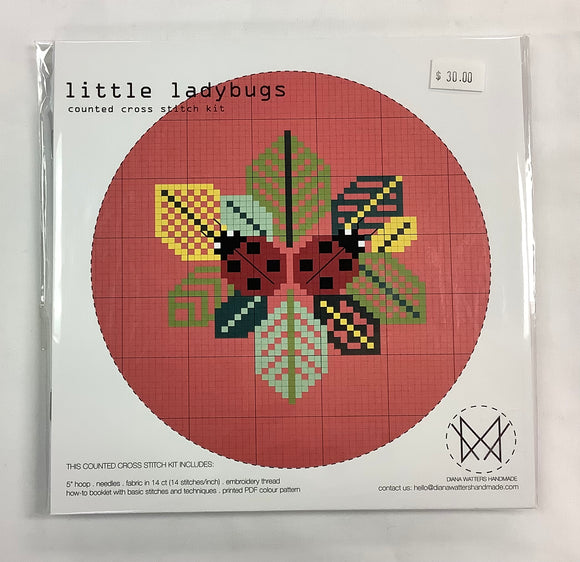 Cross Stitch Kit “Little Ladybugs” by Diana Watters Handmand