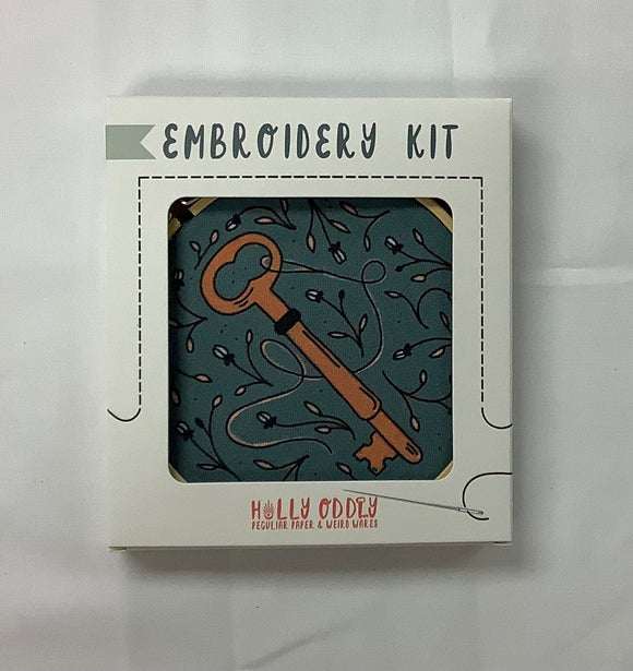 Embroidery Kit “Key” by Holly Oddly