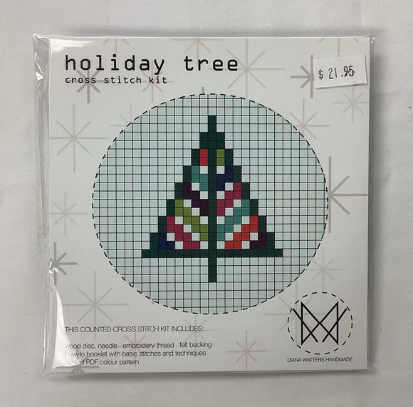 Cross Stitch Kit “Holiday Tree” by Diana Watters Handmade