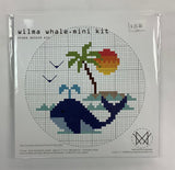 Cross Stitch Kit “Wilma Whale” by Diana Watters Handmand