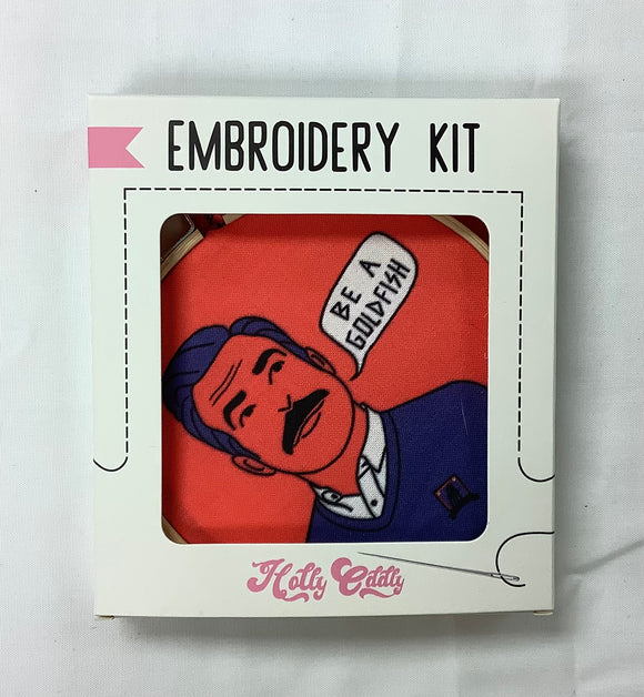 Embroidery Kit “Ted Lasso” by Holly Oddly